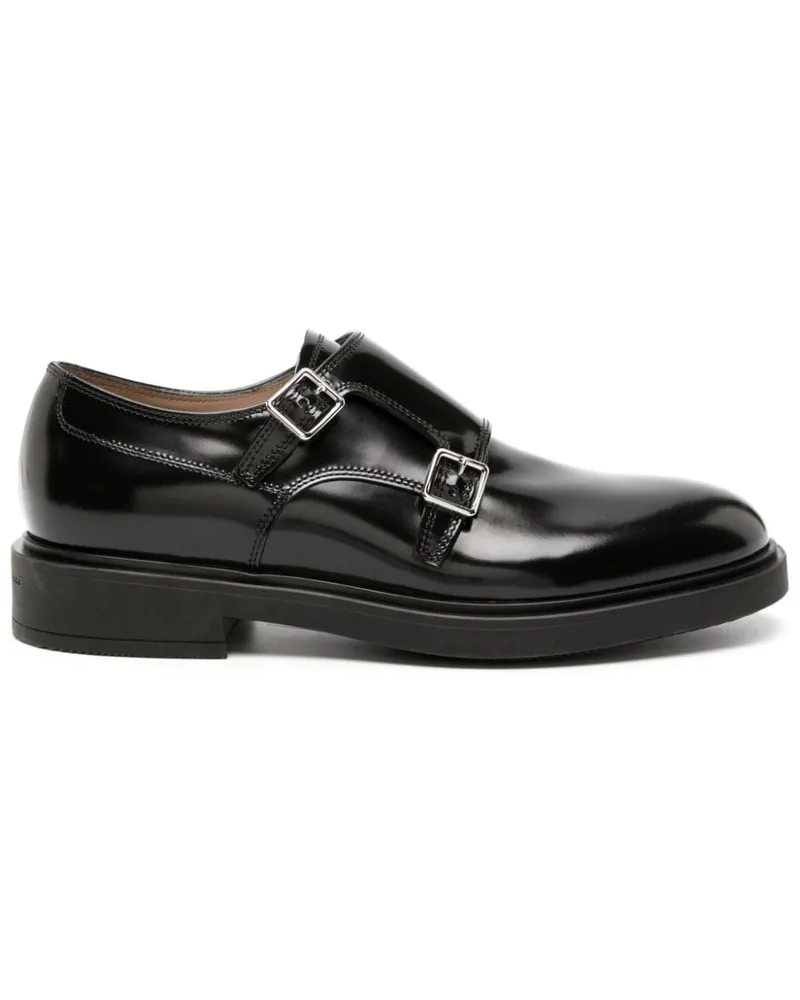 Gianvito Rossi Scott Monk-Schuhe Schwarz