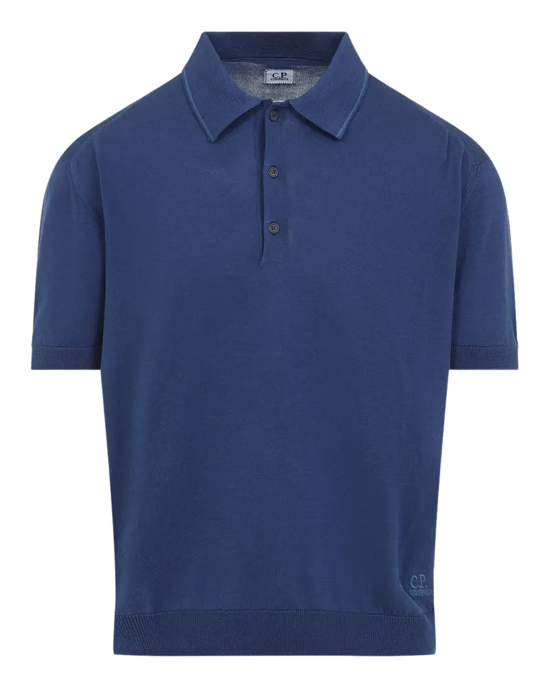 C.P. Company Klassisches Poloshirt - Blau Blau