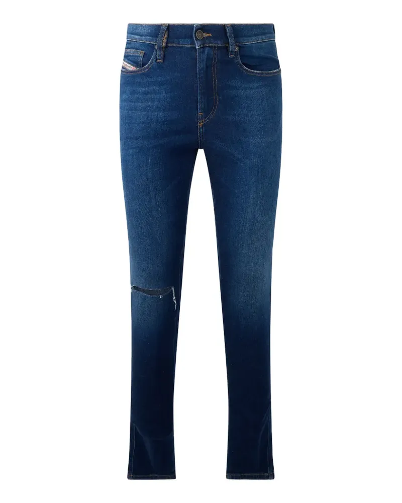 Diesel distressed straight-leg jeans - Blau Blau
