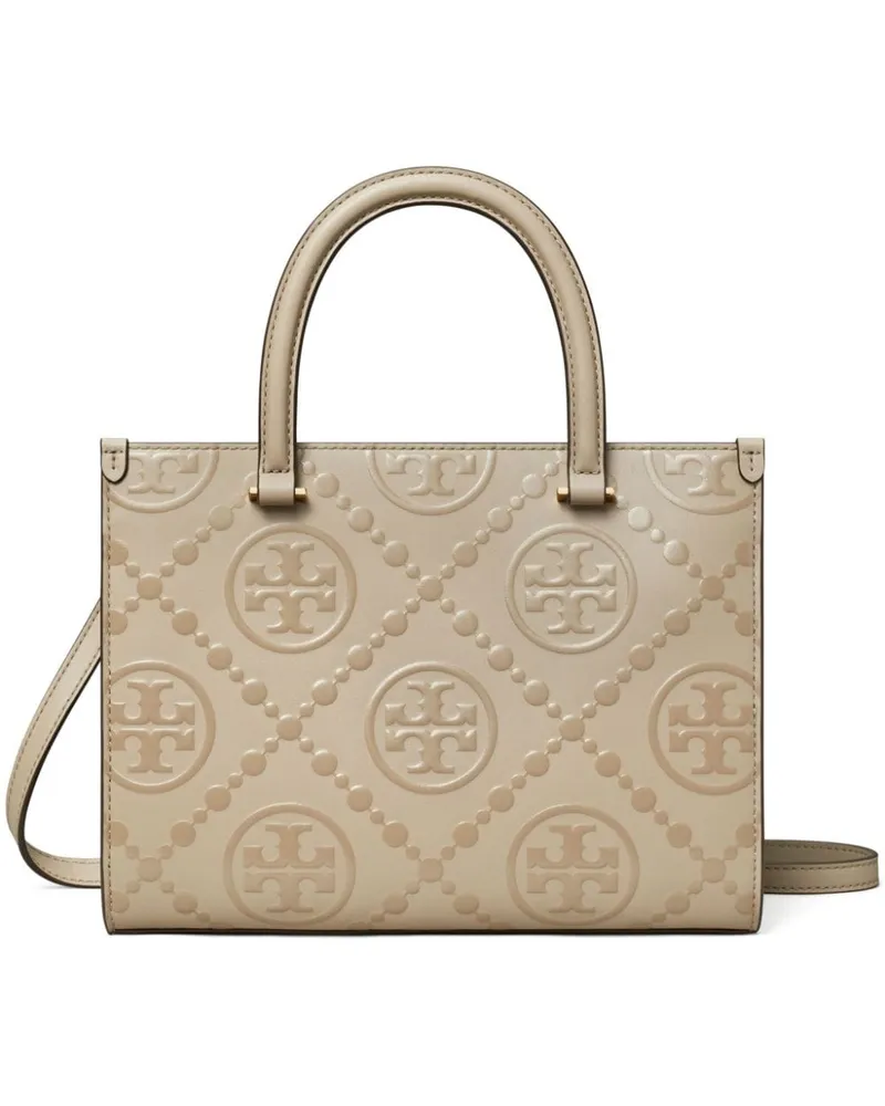 Tory Burch Tote Bag mit T-Monogramm - Nude Nude
