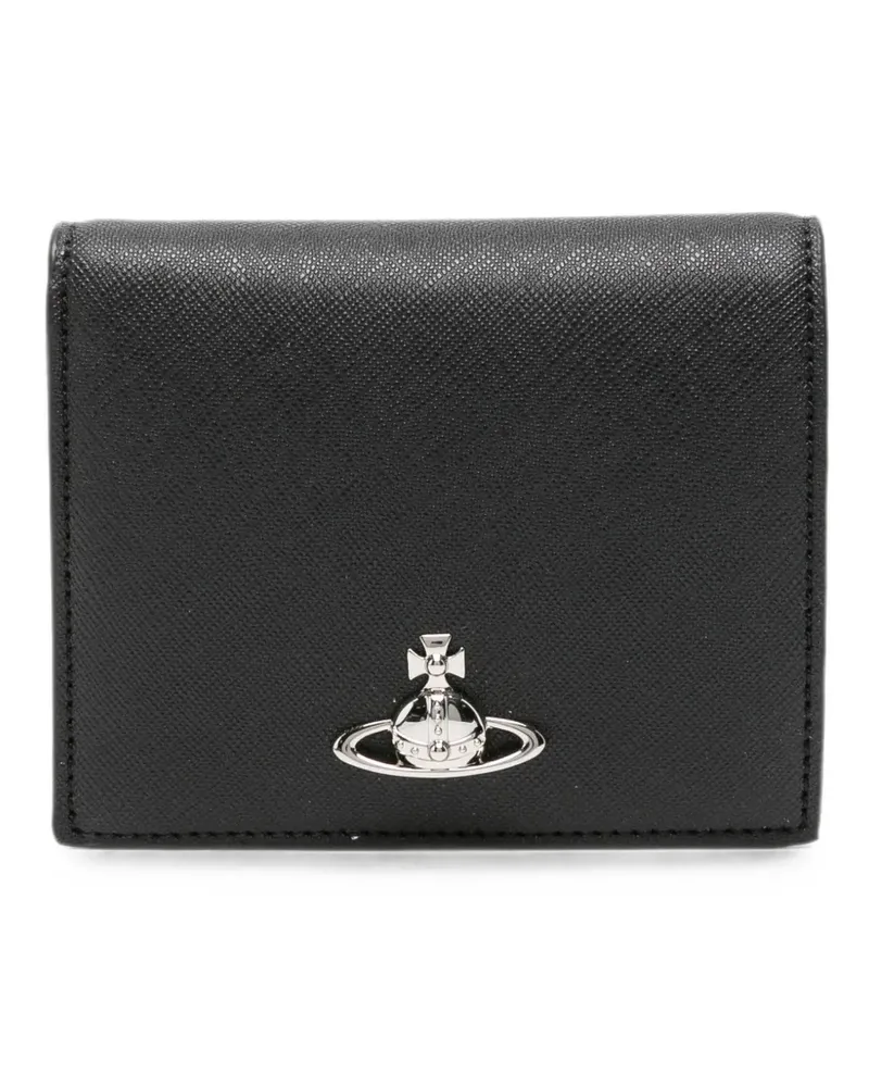 Vivienne Westwood Orb-plaque wallet - Schwarz Schwarz