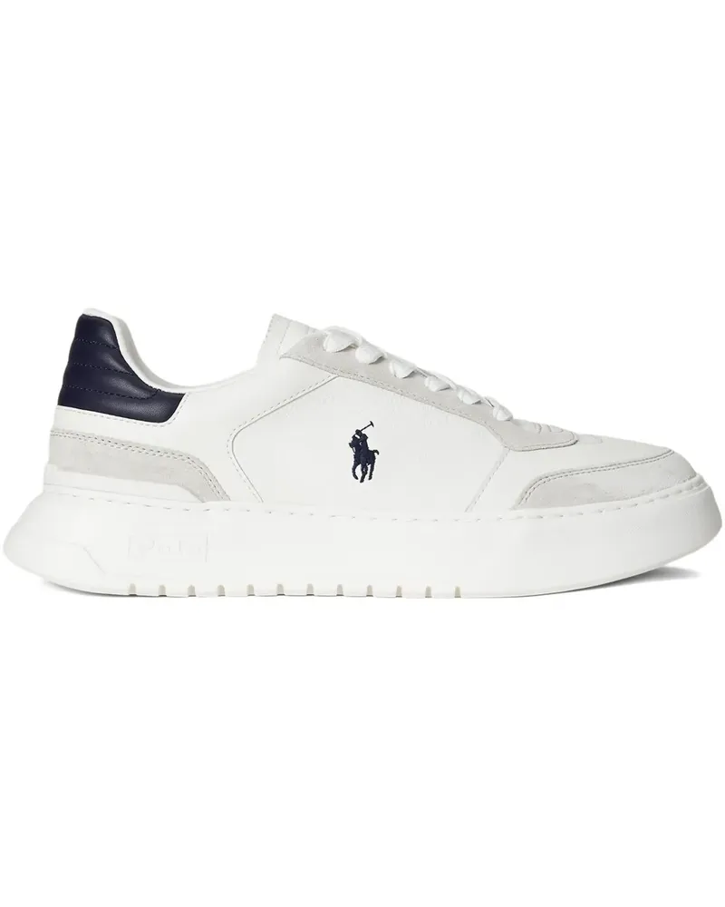 Ralph Lauren Sneakers aus Leder - Weiß Weiß