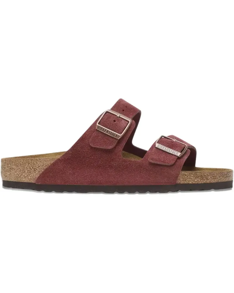 Birkenstock Arizona Pantoletten aus Wildleder - Braun Braun