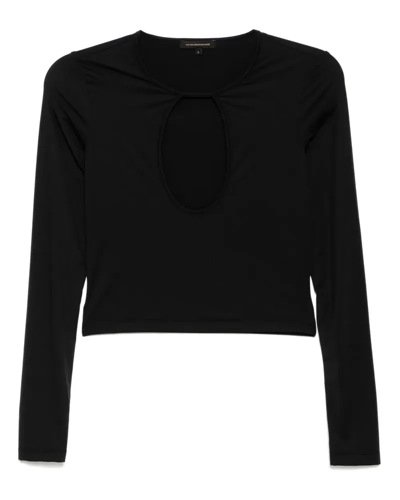 Kiki De Montparnasse Echauffe T-Shirt - Schwarz Schwarz