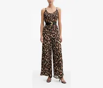 Jumpsuit mit Animal-Print - Braun