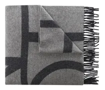 Großer Schal mit Monogramm
