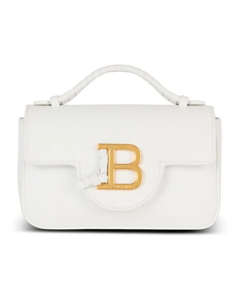 Balmain B-Buzz 17 Mini-Tasche - Weiß Weiß