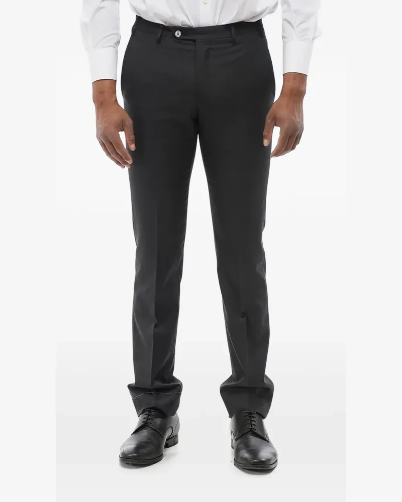 Corneliani Leader virgin-wool trousers - Grau Grau