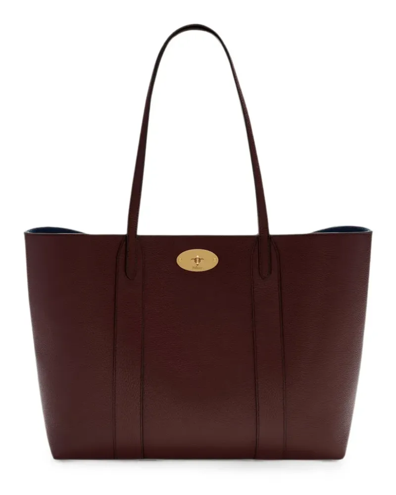 Mulberry Bayswater grained leather tote bag - Rot Rot