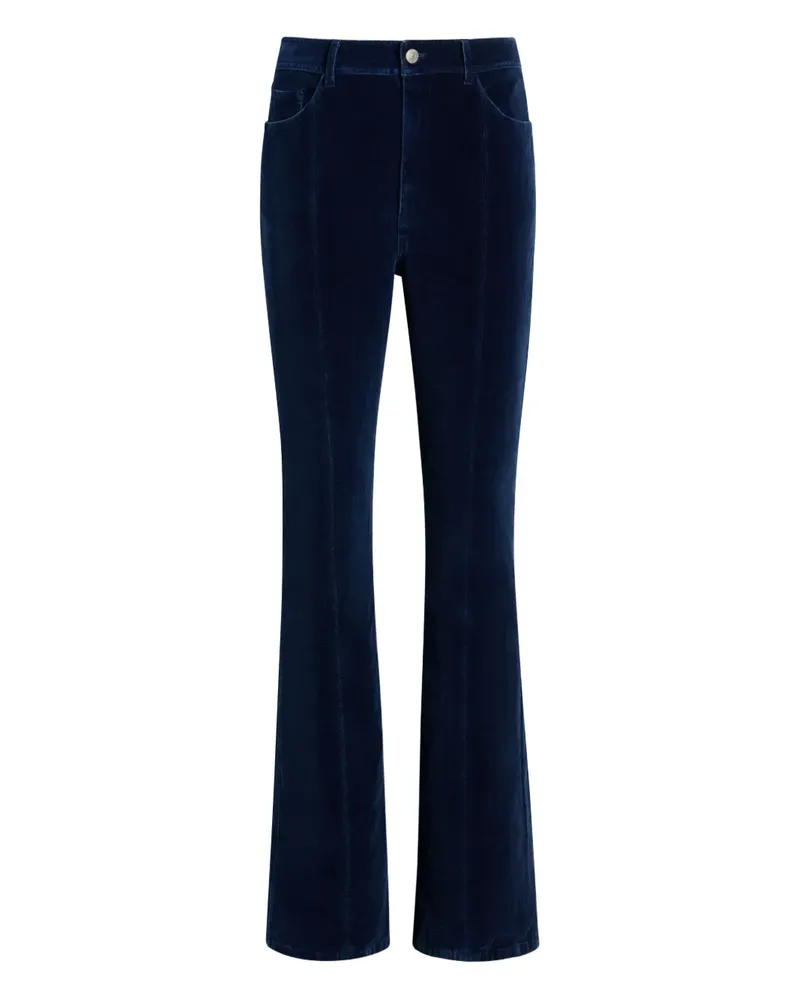 Cinq à Sept Shailene velvet denim trousers - Blau Blau