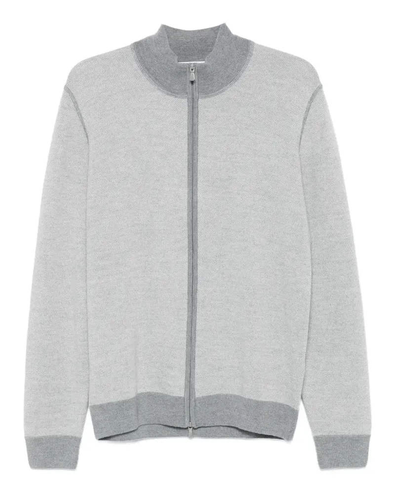Gran Sasso Cardigan mit Reißverschluss - Grau Grau
