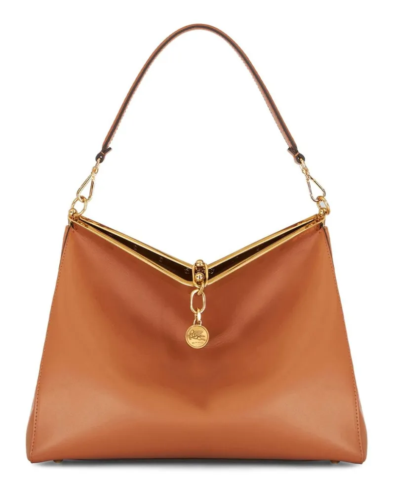Etro Schultertasche mit Schleife - Braun Braun