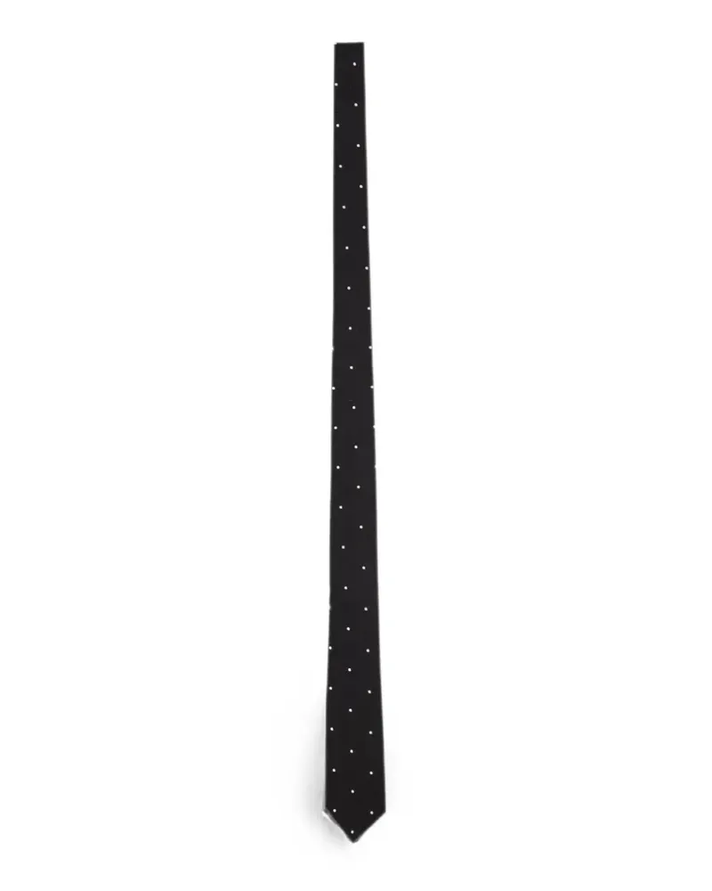 Tom Ford Krawatte mit Polka Dots - Schwarz Schwarz