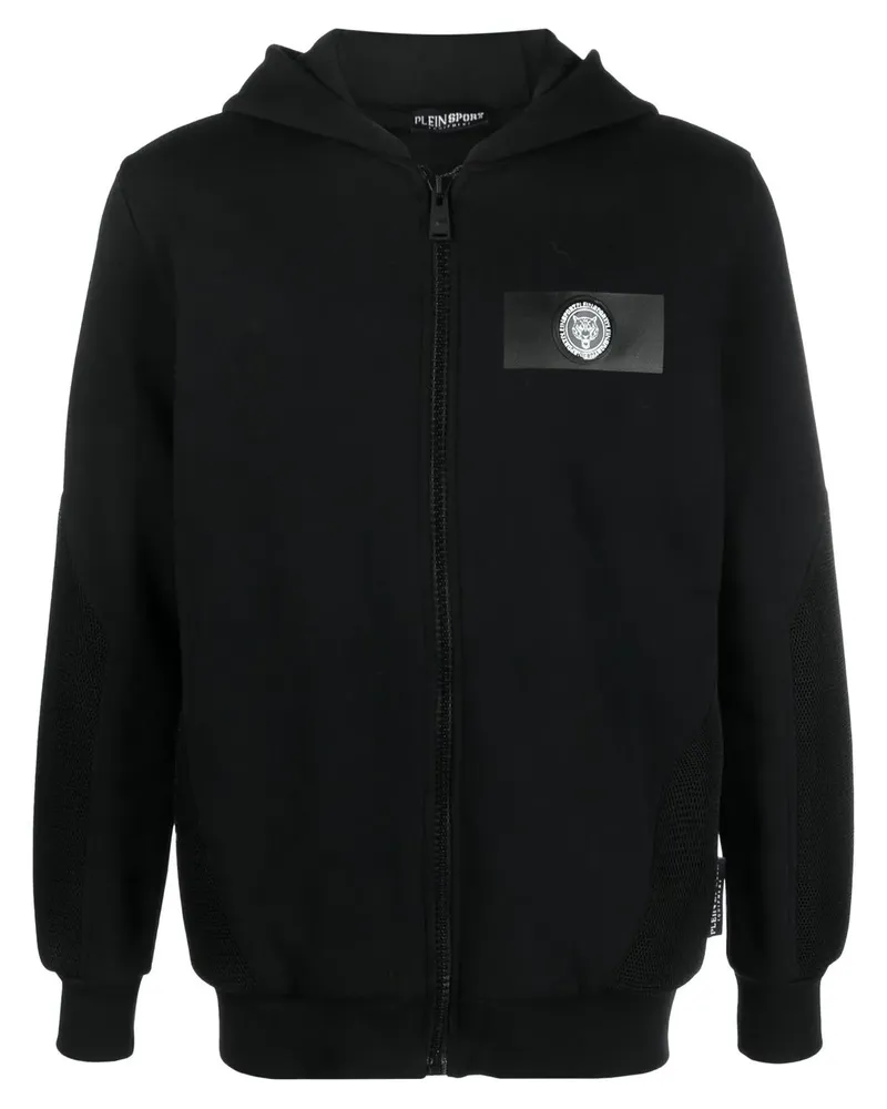 Philipp Plein Jacke mit Reißverschluss - Schwarz Schwarz