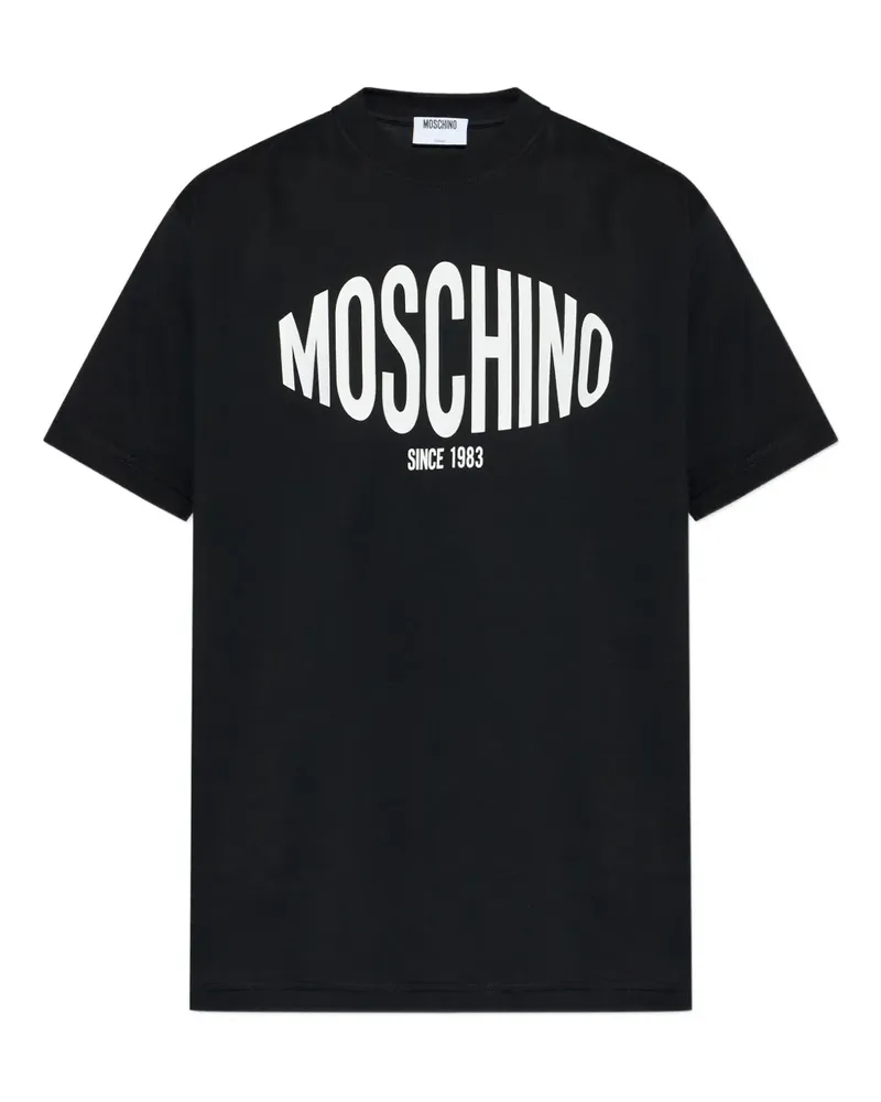 Moschino logo T-shirt - Schwarz Schwarz