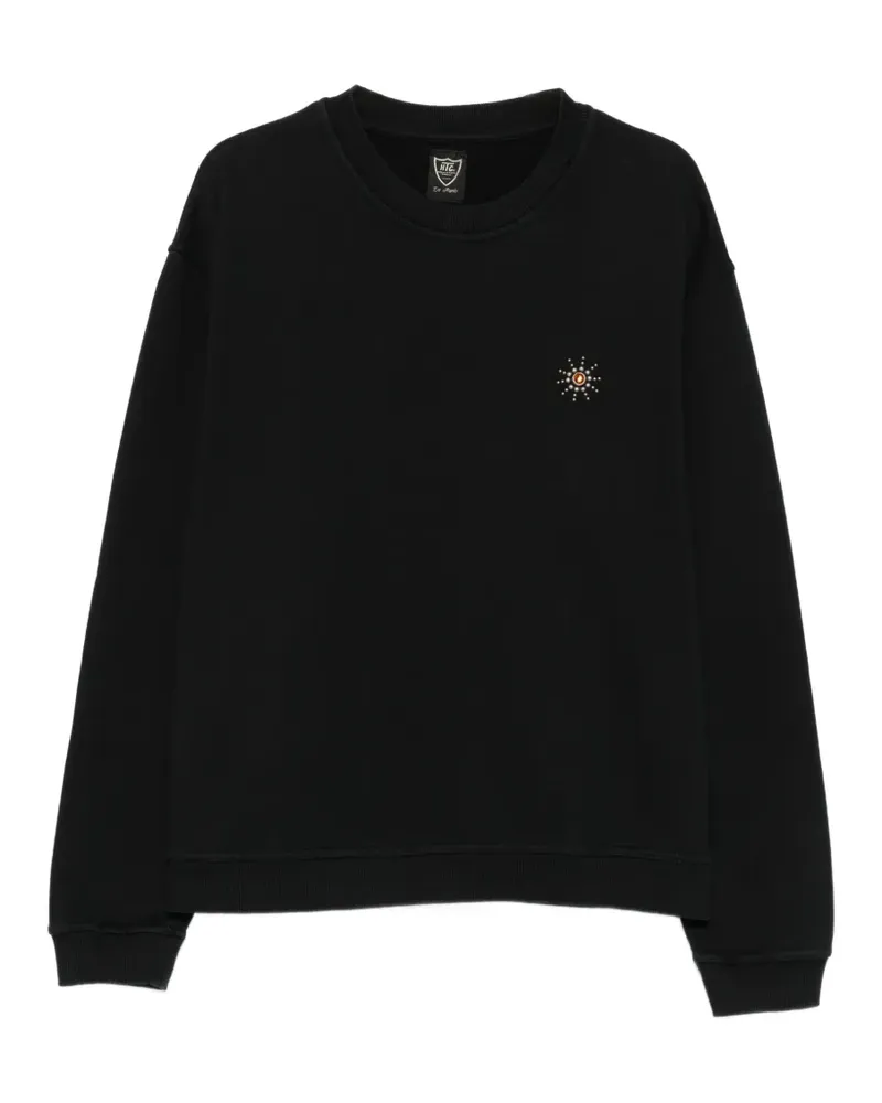 HTC Hollywood Trading Company Sun stud-embellished sweatshirt - Schwarz Schwarz