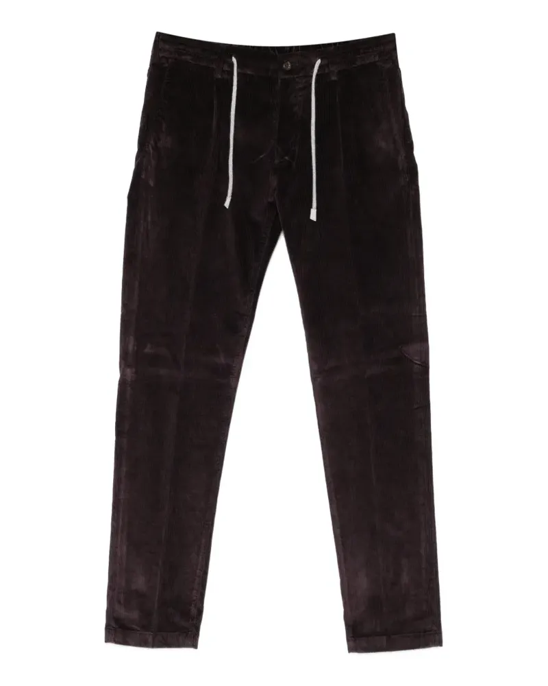 Eleventy Cordhose mit Kordelzug - Violett Violett