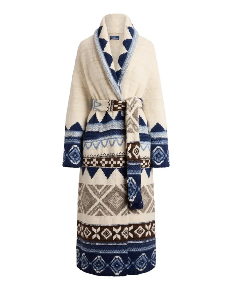 Ralph Lauren Geometrisch gemusterter Cardigan - Nude Nude