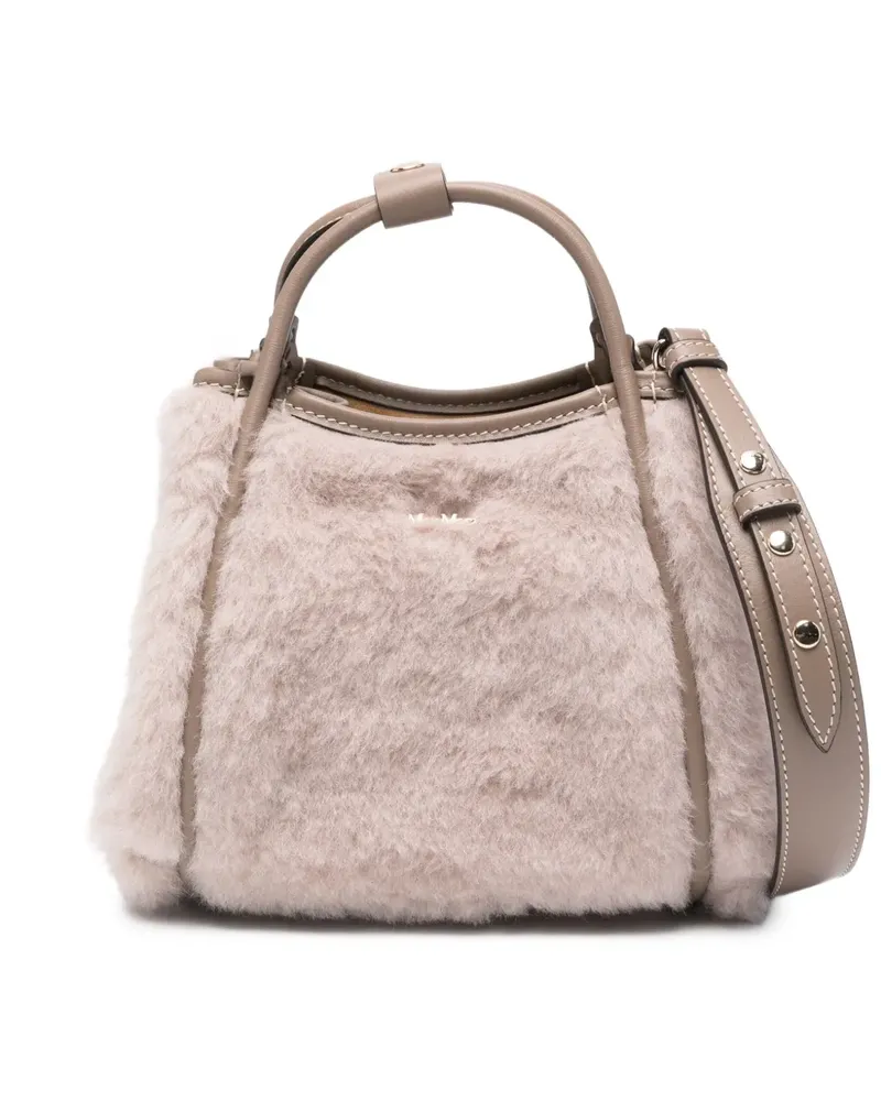 Max Mara Marine Satchel-Tasche - Nude Nude