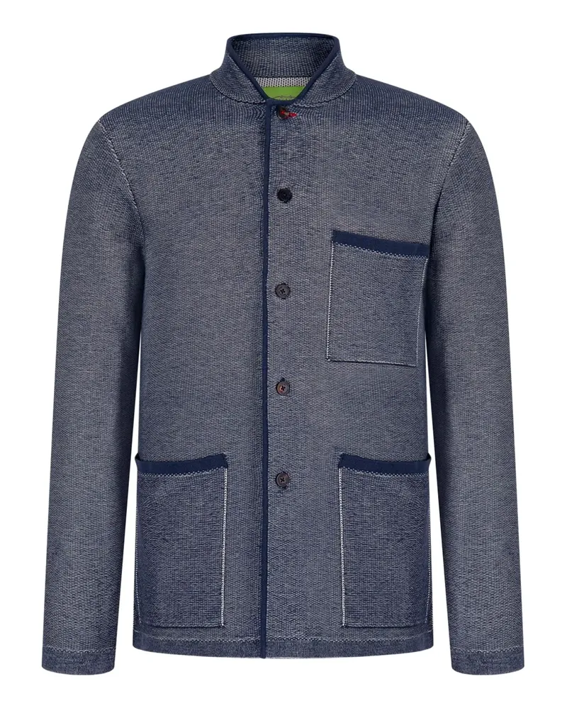 Shanghai Tang Jacke aus Jersey - Blau Blau
