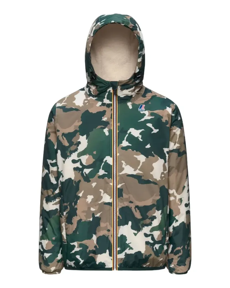 K-Way Claude Orsetto Kapuzenjacke - Grün Grün