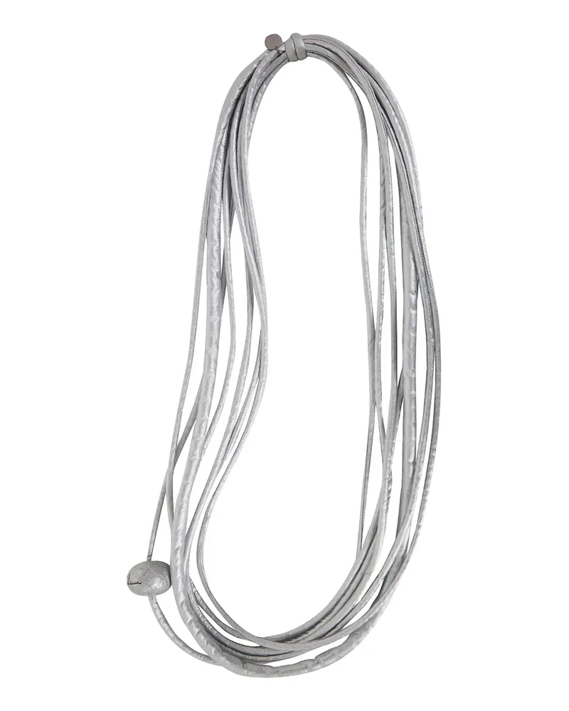 Maria Calderara bead-detailed necklace - Silber Silber