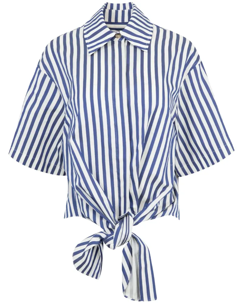 Rosie Assoulin Tie Me Up Hemd - Blau Blau