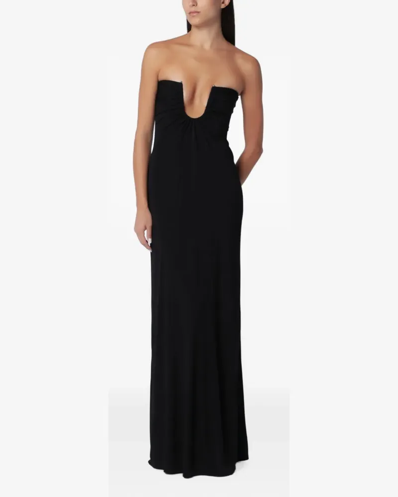 Christopher Esber Trägerloses Kleid - Schwarz Schwarz