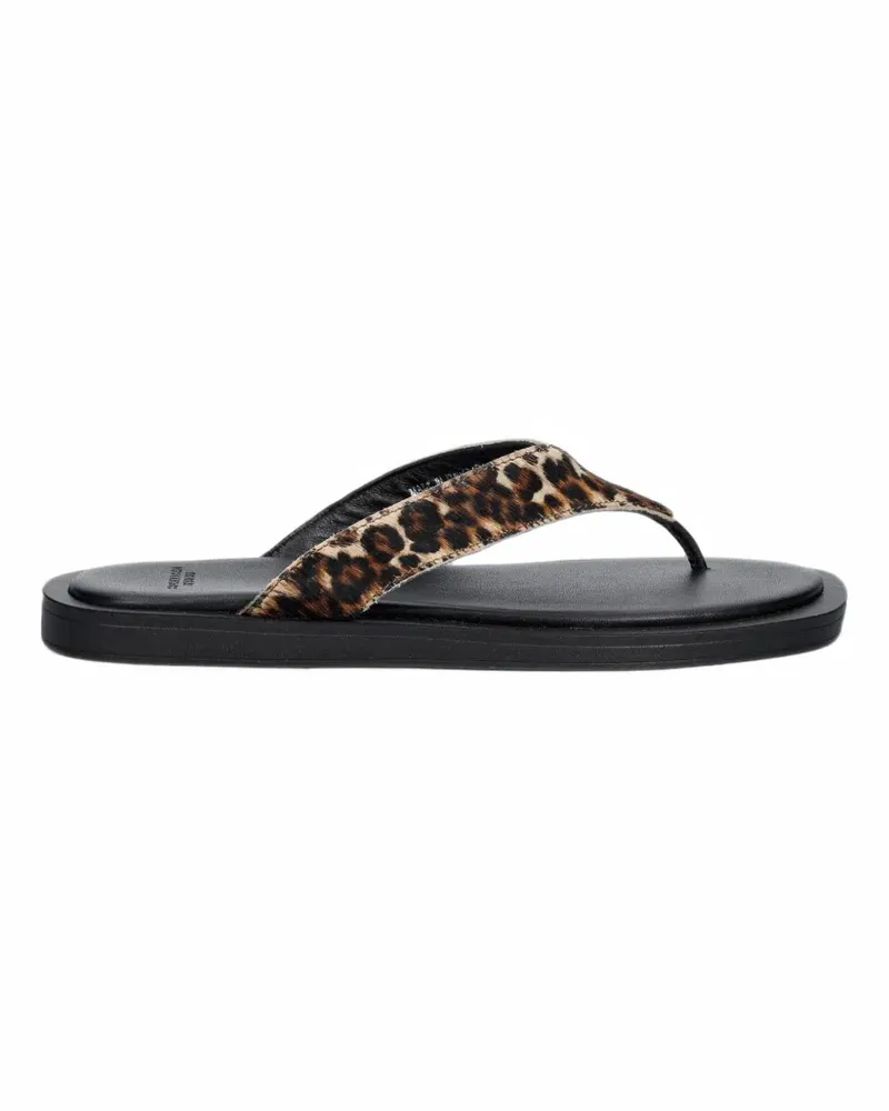 Copenhagen print thong-strap slide - Braun Braun
