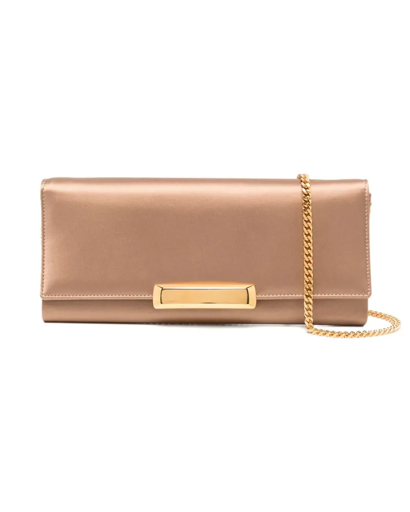 Tom Ford Clutch aus Satin - Nude Nude