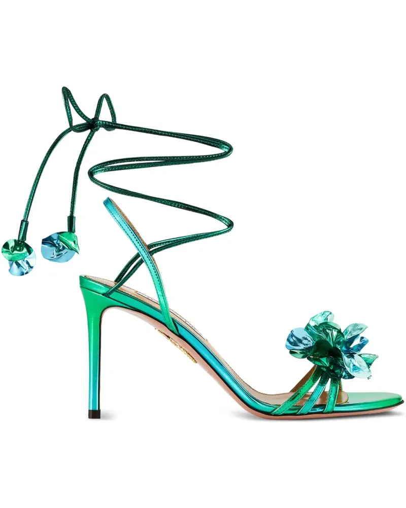 Aquazzura Summer Sun Sandalen 85mm - Grün Grün