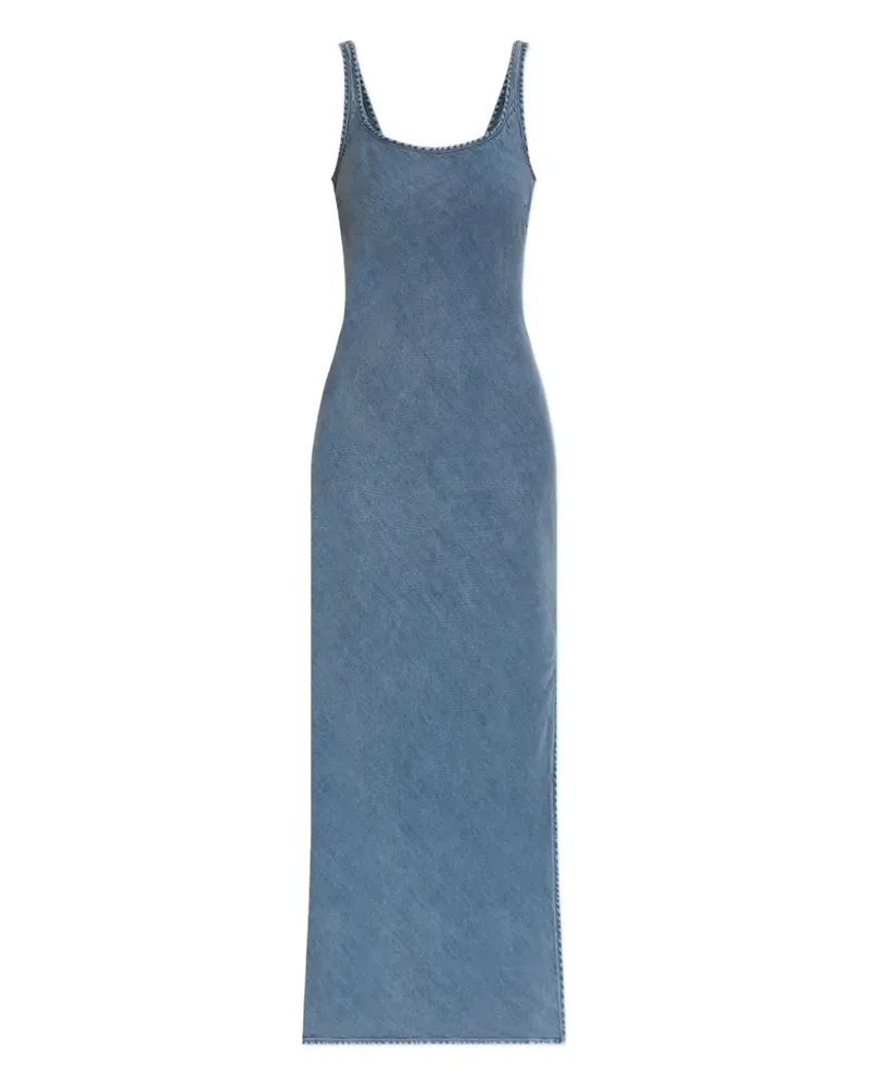 Samsøe & Samsøe Sasuna Midikleid - Blau Blau