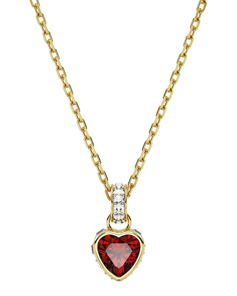 Swarovski Halskette mit Herzanhänger - Gold Gold