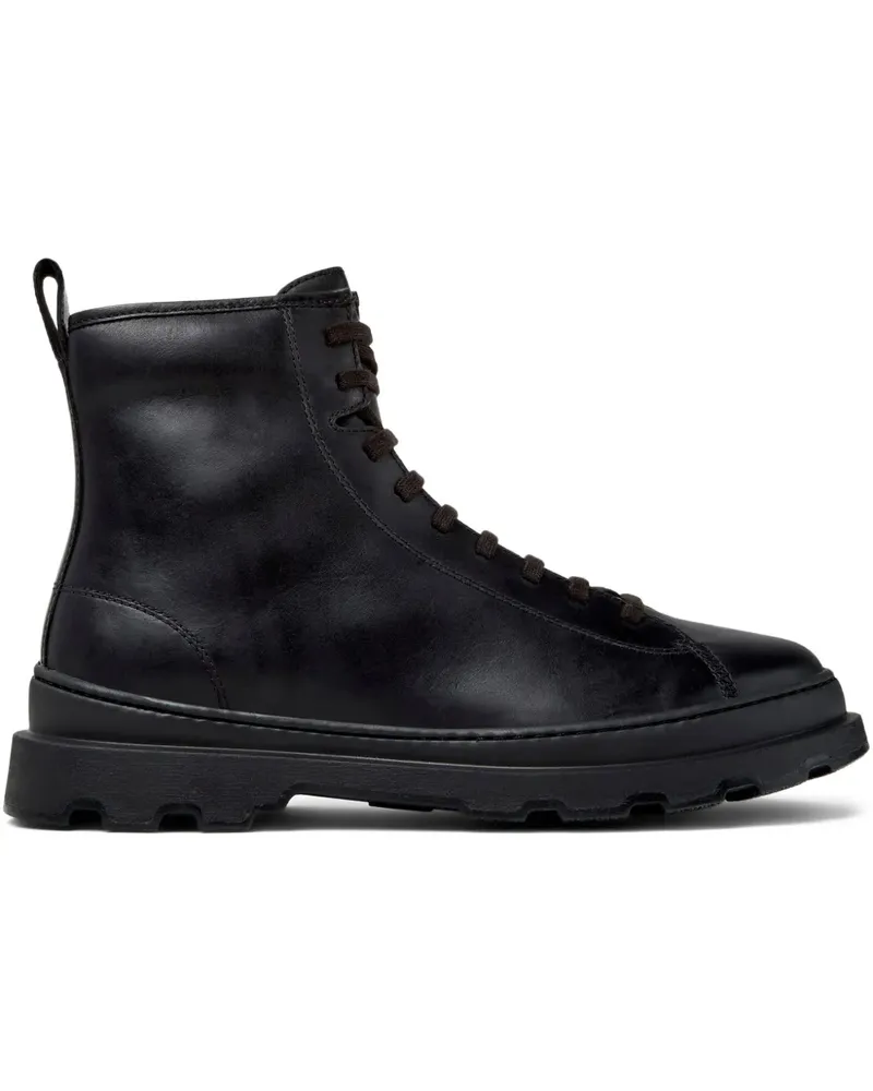 Camper Brutus Schnürstiefel - Schwarz Schwarz