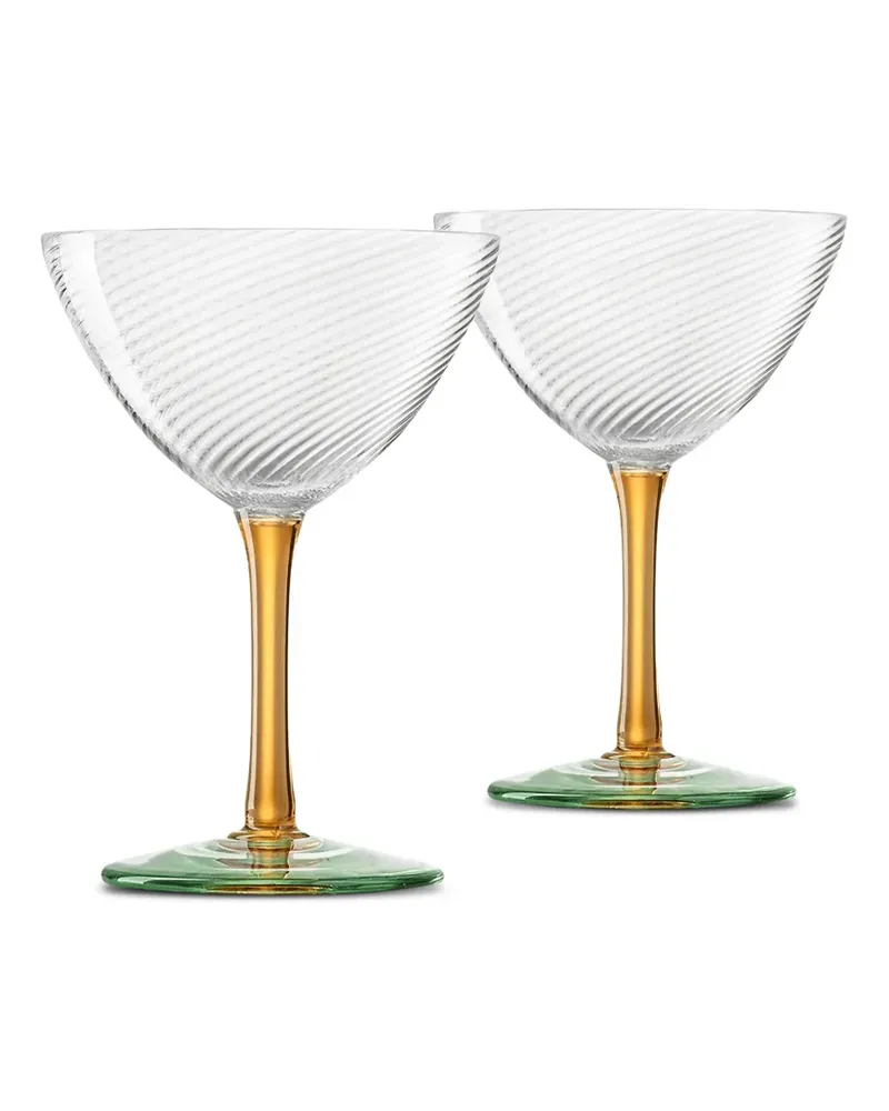 NasonMoretti Set aus Cocktailschalen - Gelb Gelb