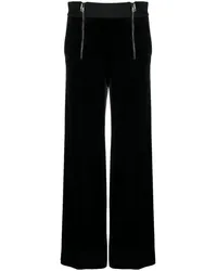 Tom Ford High-Waist-Hose mit weitem Bein Schwarz