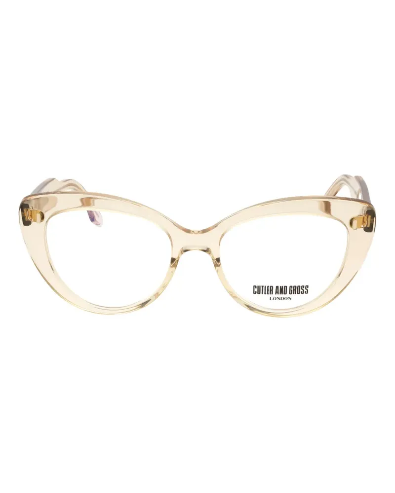 Cutler and Gross cat-eye glasses - Nude Nude