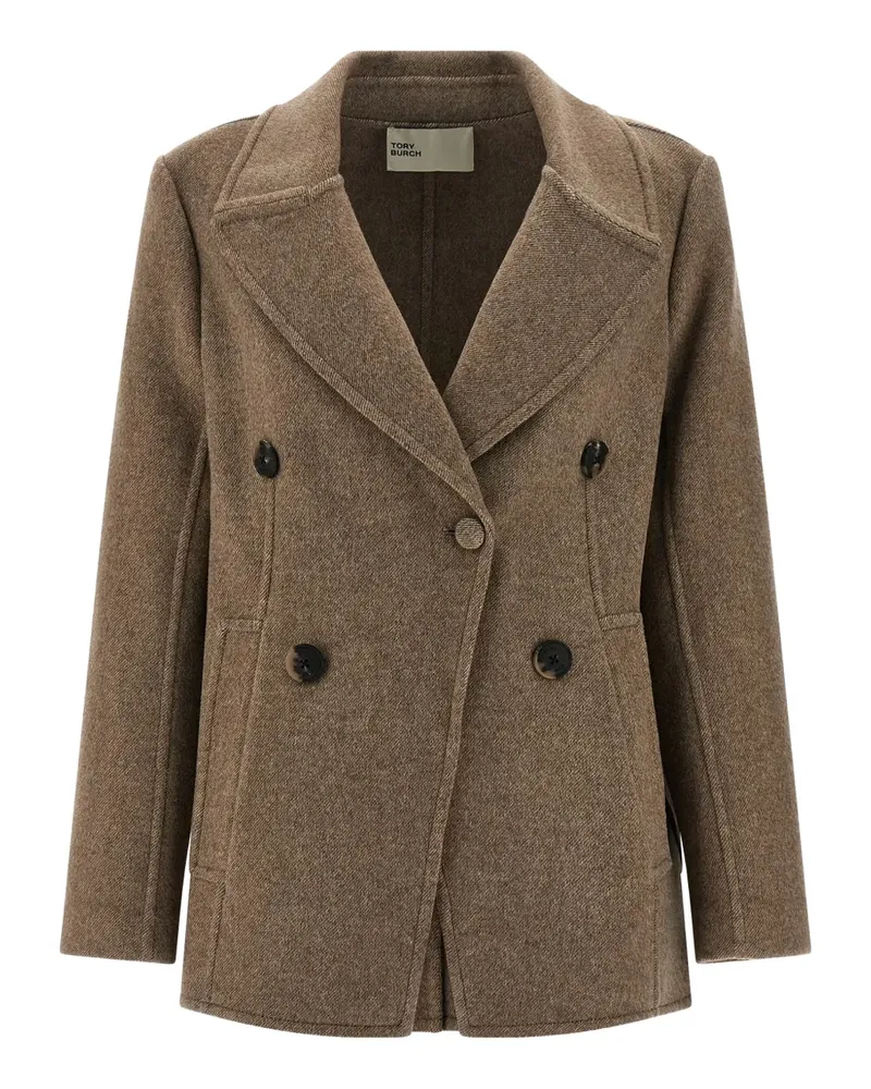 Tory Burch double-breasted blazer - Nude Nude