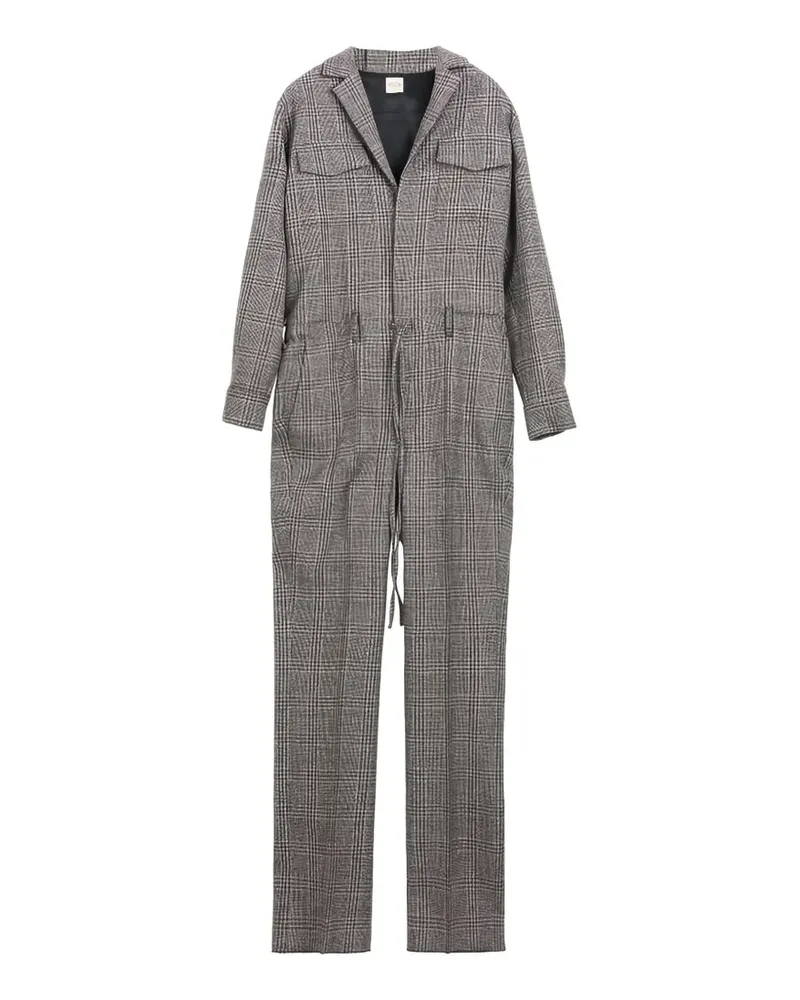 TOD'S Karierter Jumpsuit - Grau Grau