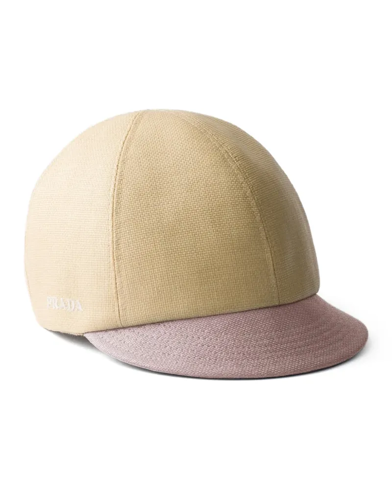 Prada Baseballkappe aus Canvas - Nude Nude