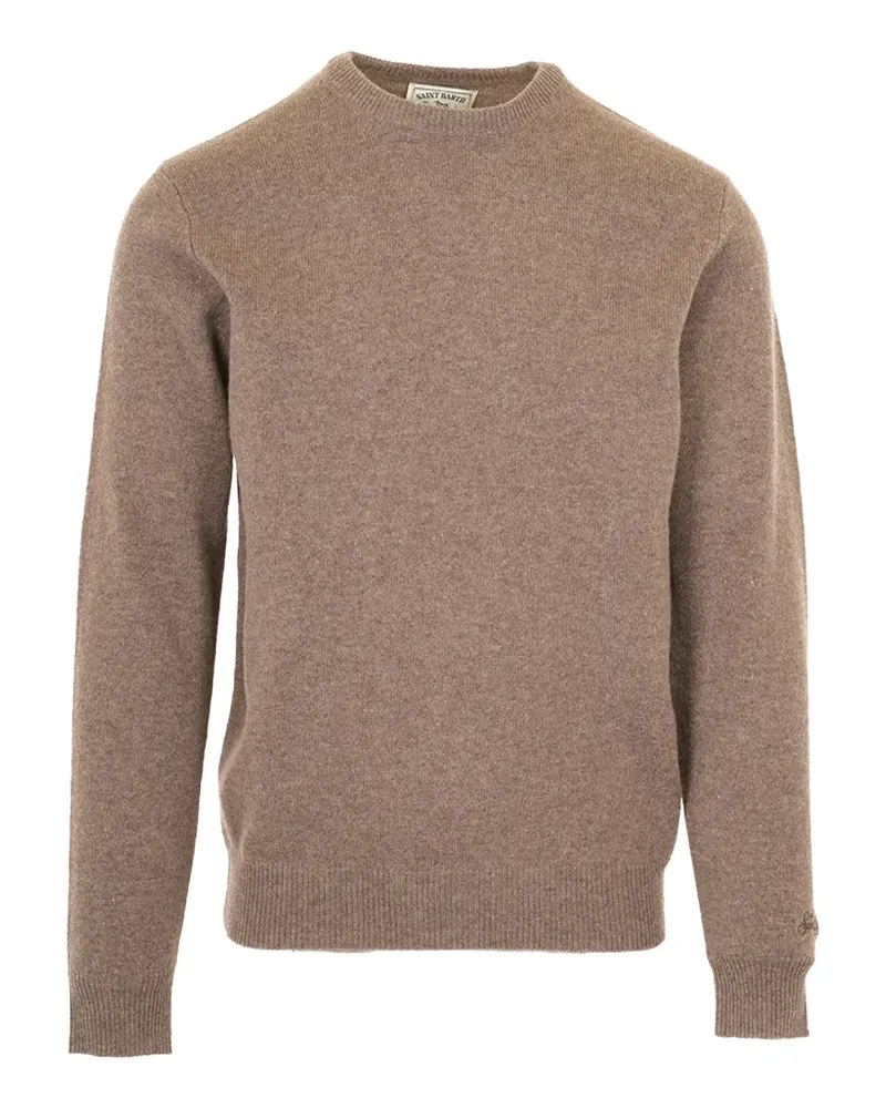 MC2 Saint Barth Pullover mit rundem Ausschnitt - Braun Braun