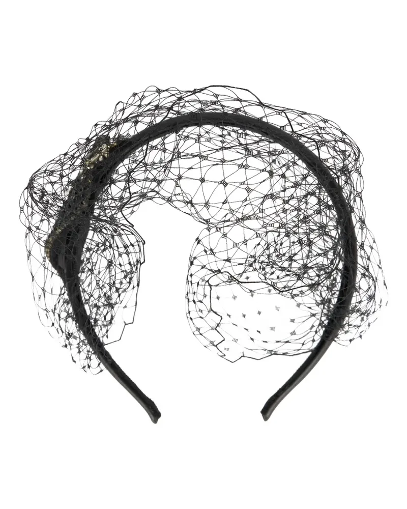Valentino Garavani heart embellished hair accessory - Schwarz Schwarz