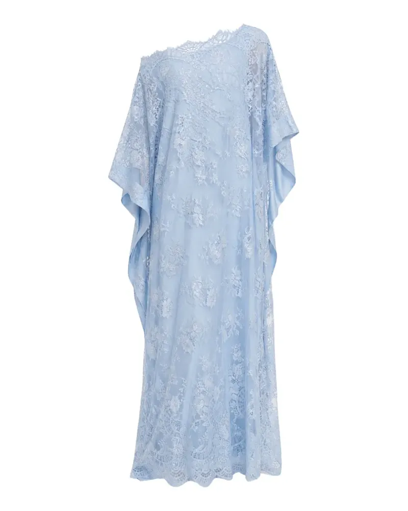 Self-Portrait embellished lace kaftan maxi dress - Blau Blau