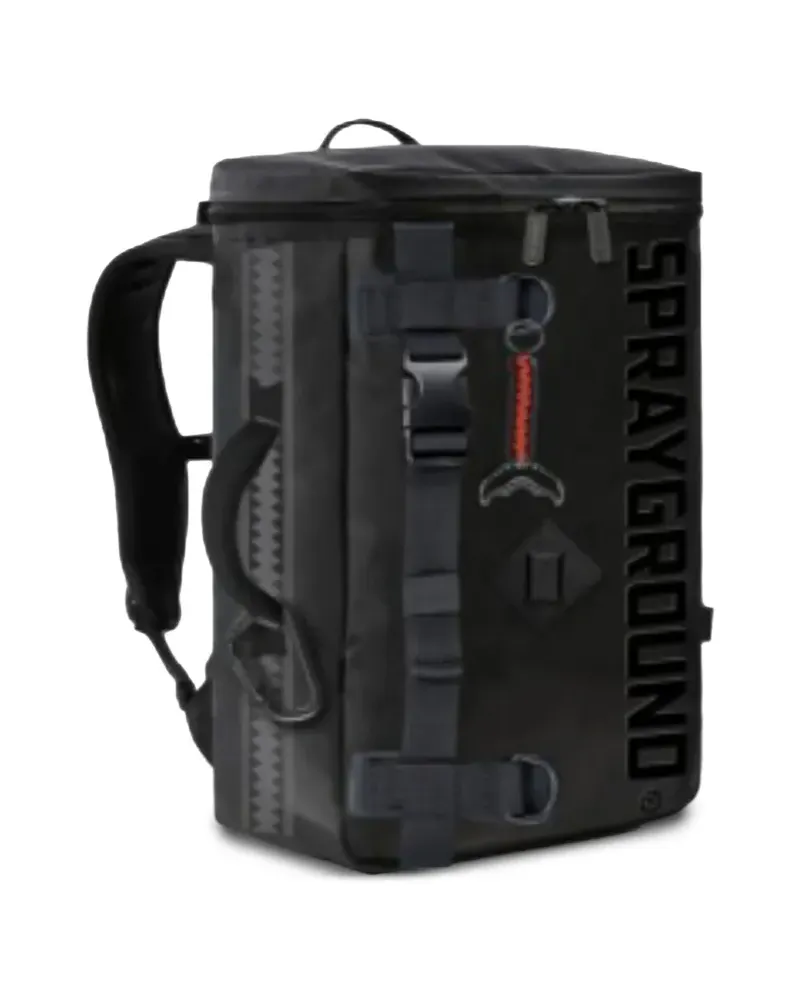 Sprayground logo-debossed backpack - Schwarz Schwarz