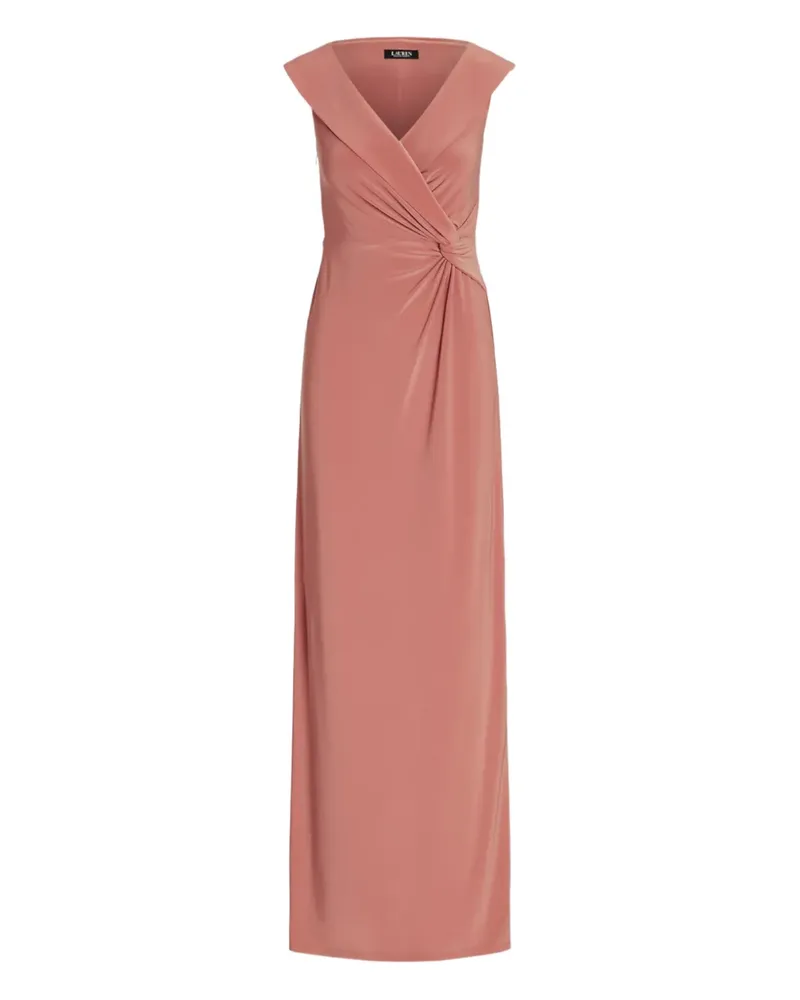 Ralph Lauren knot-detail maxi dress - Rosa Rosa