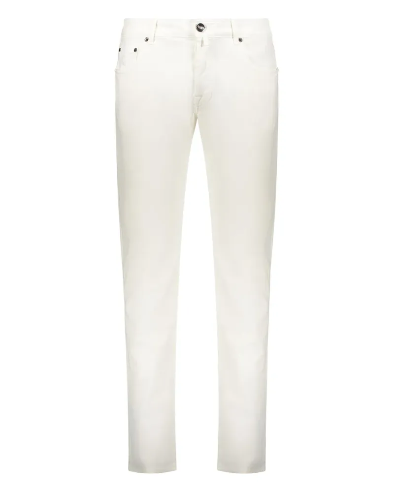 MOORER Credi-DRL Five-Pocket-Jeans - Weiß Weiß