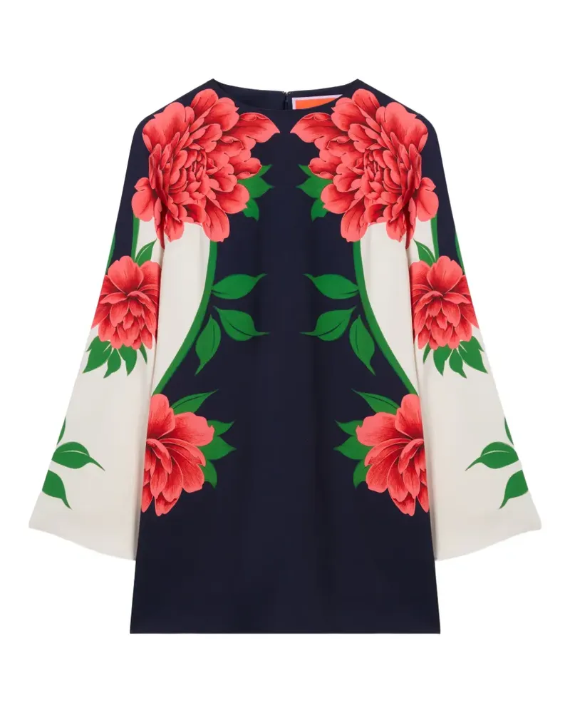 La DoubleJ Kleid aus Blumenspitze - Blau Blau