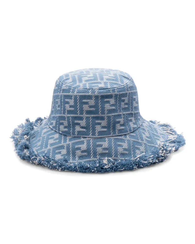 Fendi Fischerhut mit FF - Blau Blau