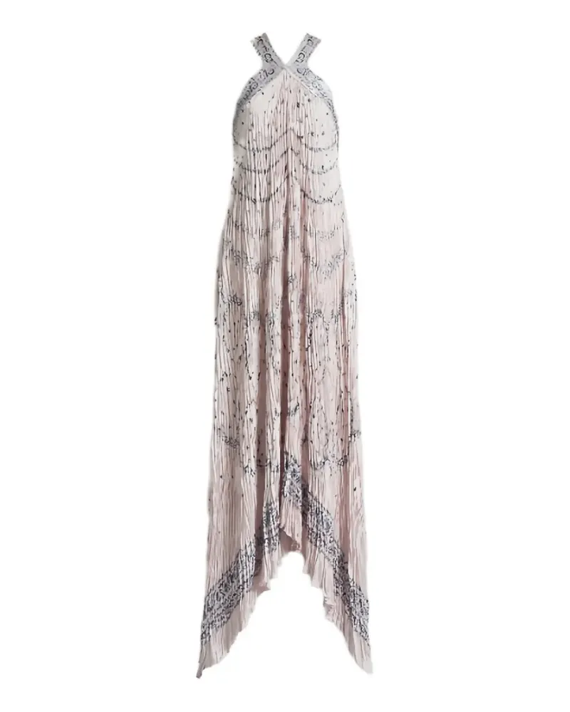 Alberta Ferretti Verziertes Maxikleid - Rosa Rosa