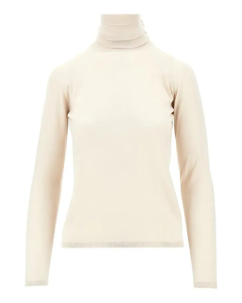 Max Mara Pullover mit Rollkragen - Nude Nude